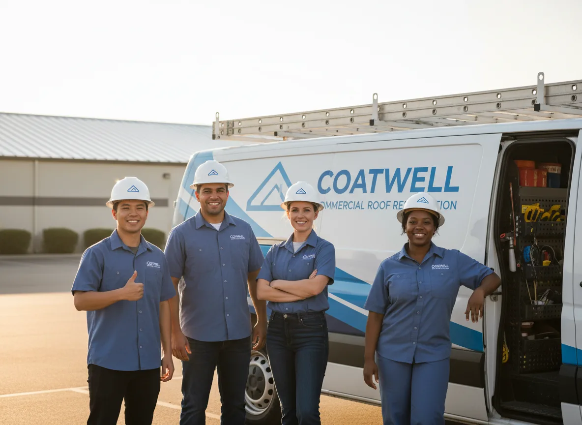 Commercial roof coating company in Selman City, TX
